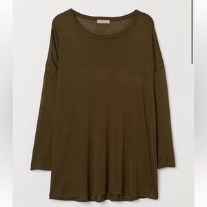 H&M Knit Khaki Sweater - lightweight - medium